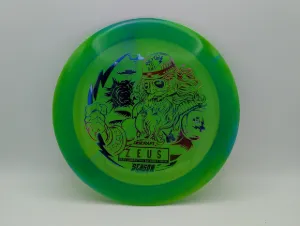 Photo of this disc, Z Swirl, 173-174 g, Green/Rainbow, D7870, full size