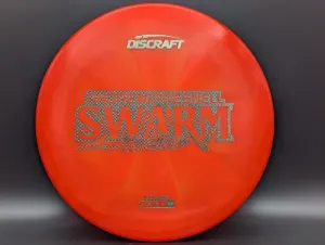 Photo of this disc, Z Swirl, 177 g+, Red/Silver Checker, full size