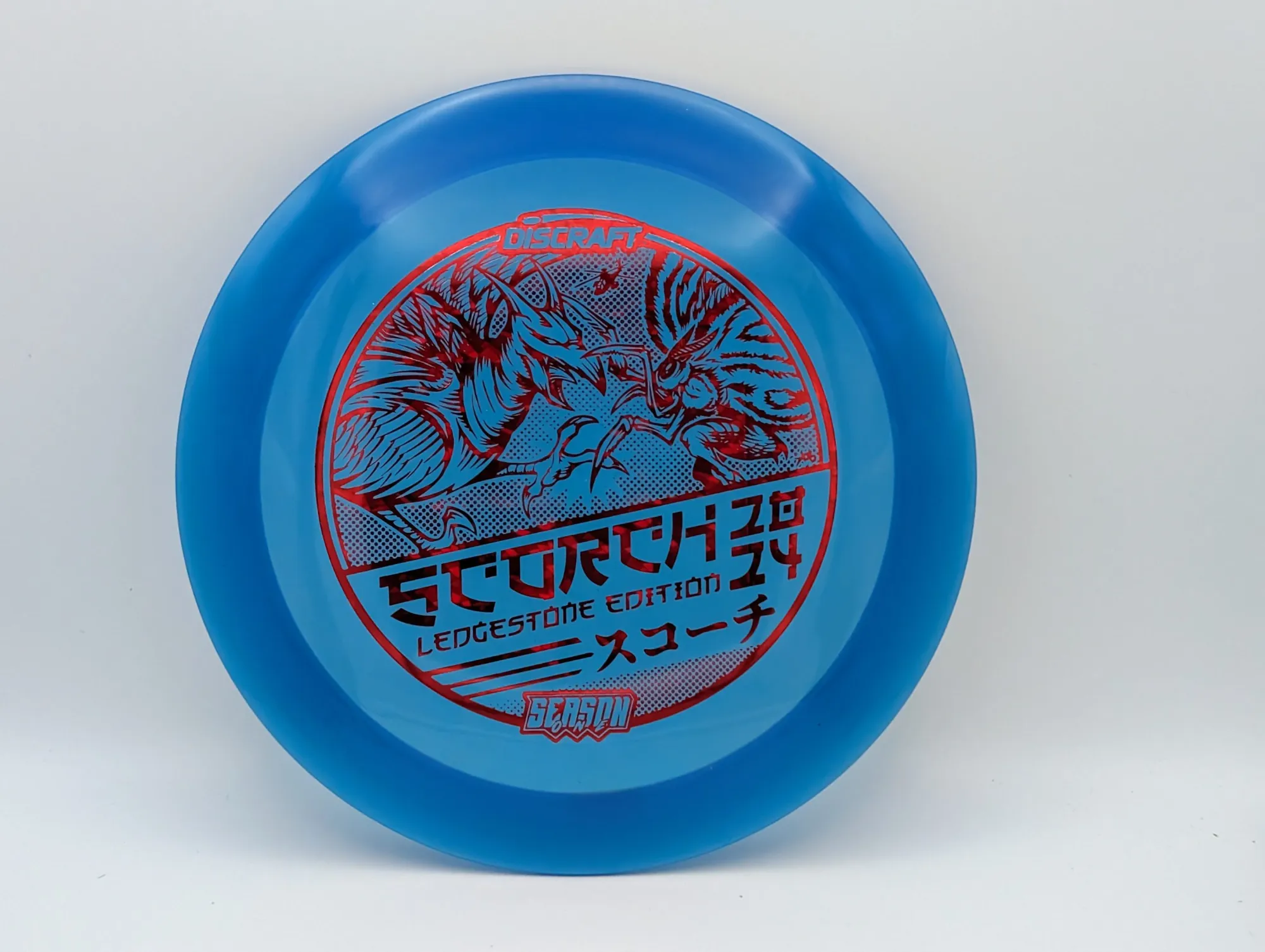 Photo of this disc, CryZtal, 173-174 g, Blue/Red