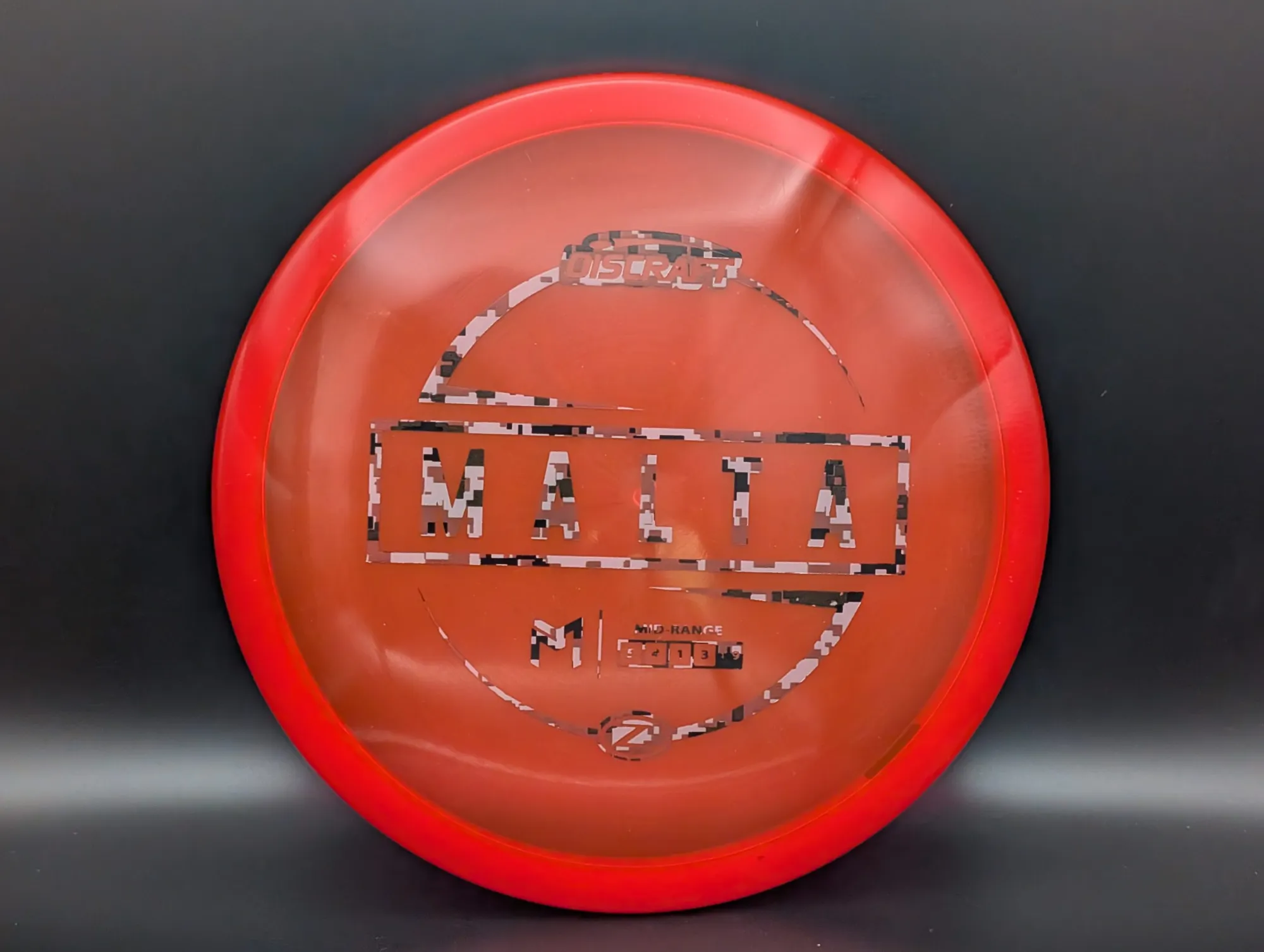 Photo of this disc, Z, 175-176 g, Red