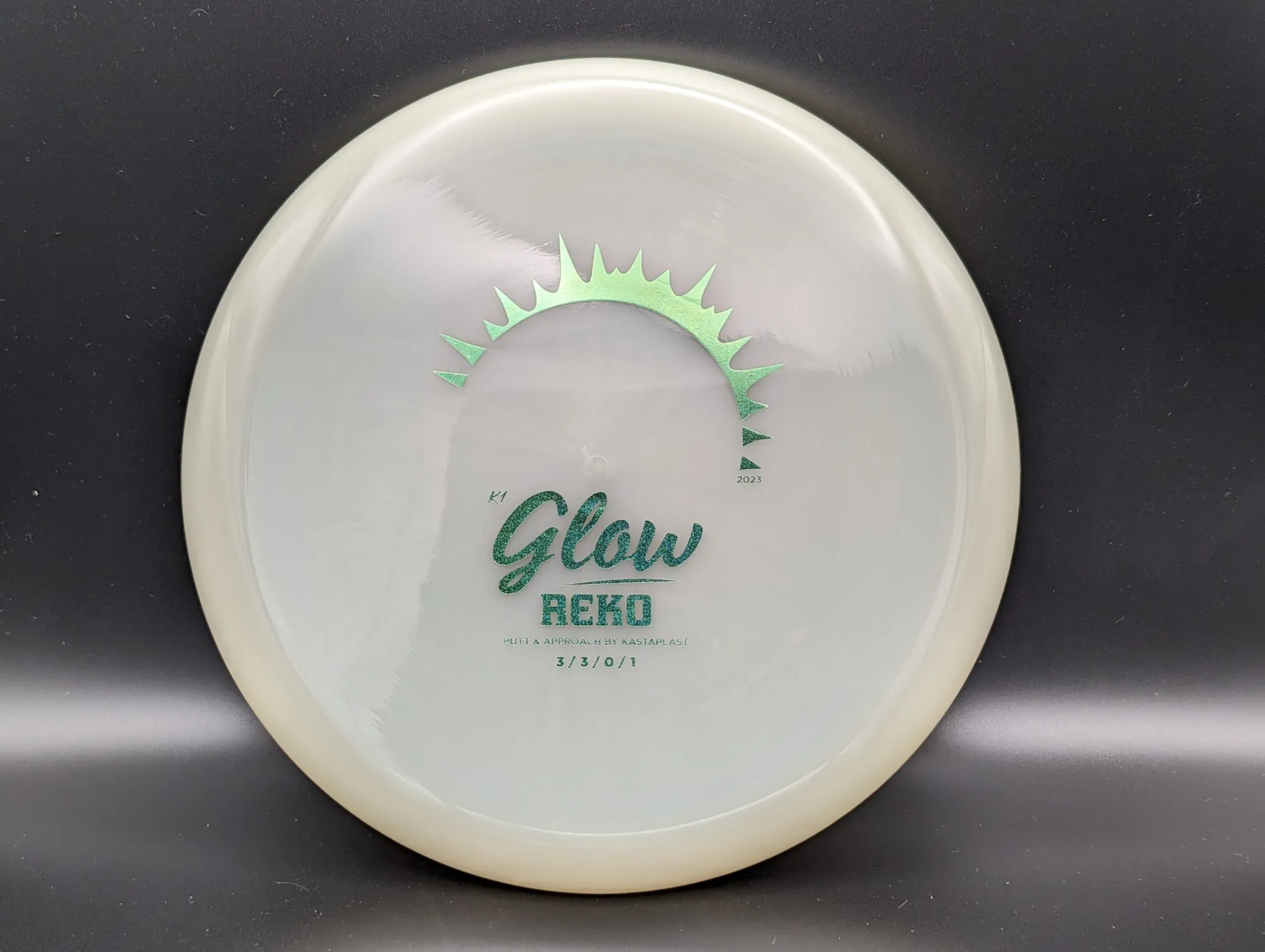 Photo of this disc, K1 Glow, 173 g, Glow/Green 2