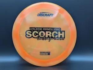 Photo of this disc, Z Swirl, 173-174 g, Orange/Black, full size