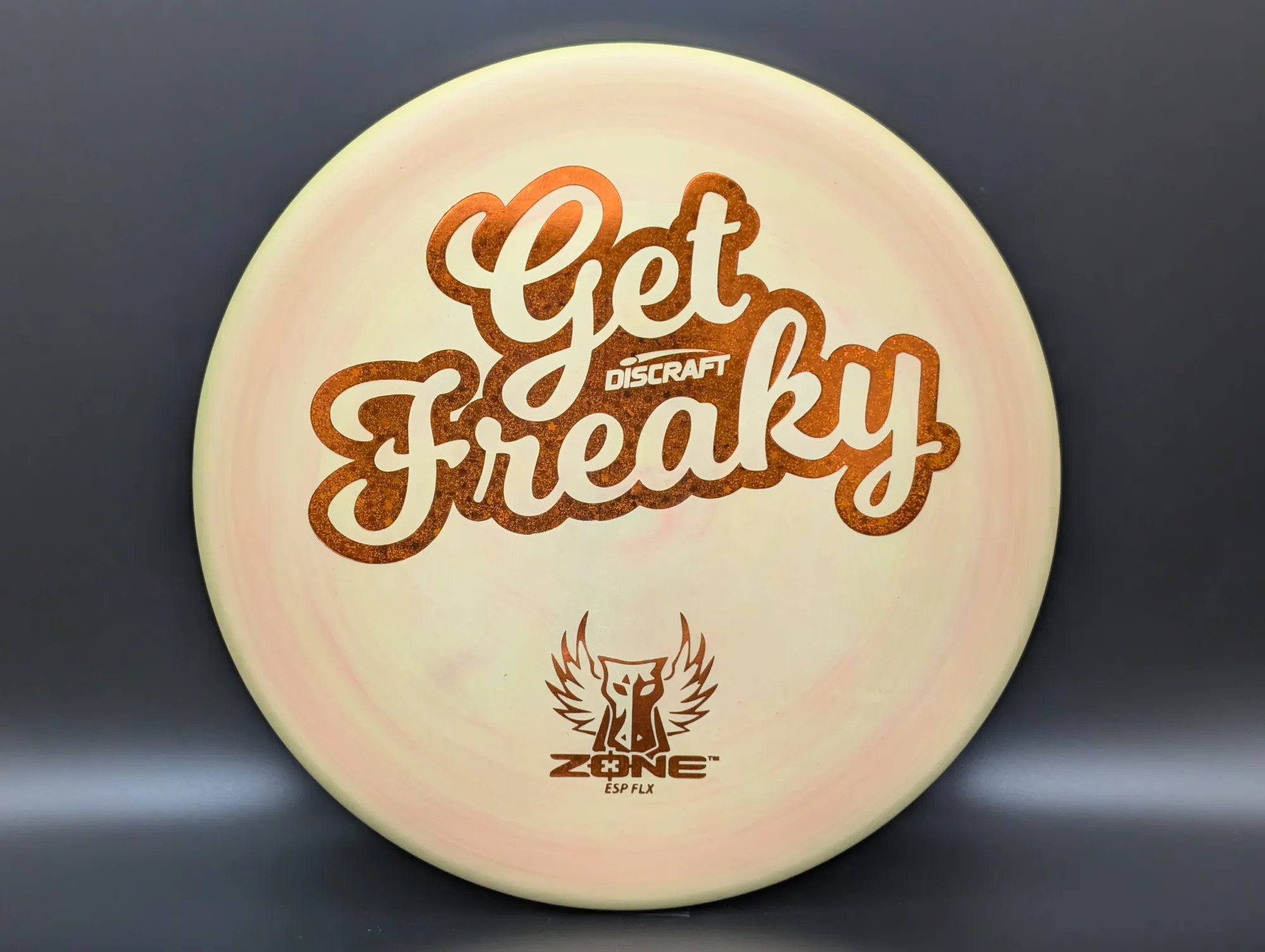 Photo of this disc, ESP FLX, 173-174 g, Yellow-Orange/Orange, D9593
