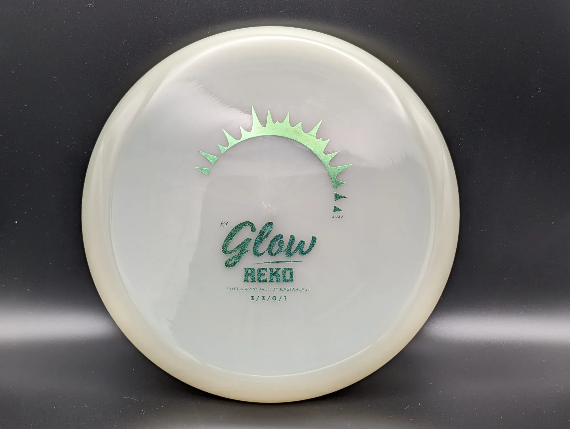 Photo of this disc, K1 Glow, 173 g, Glow/Green