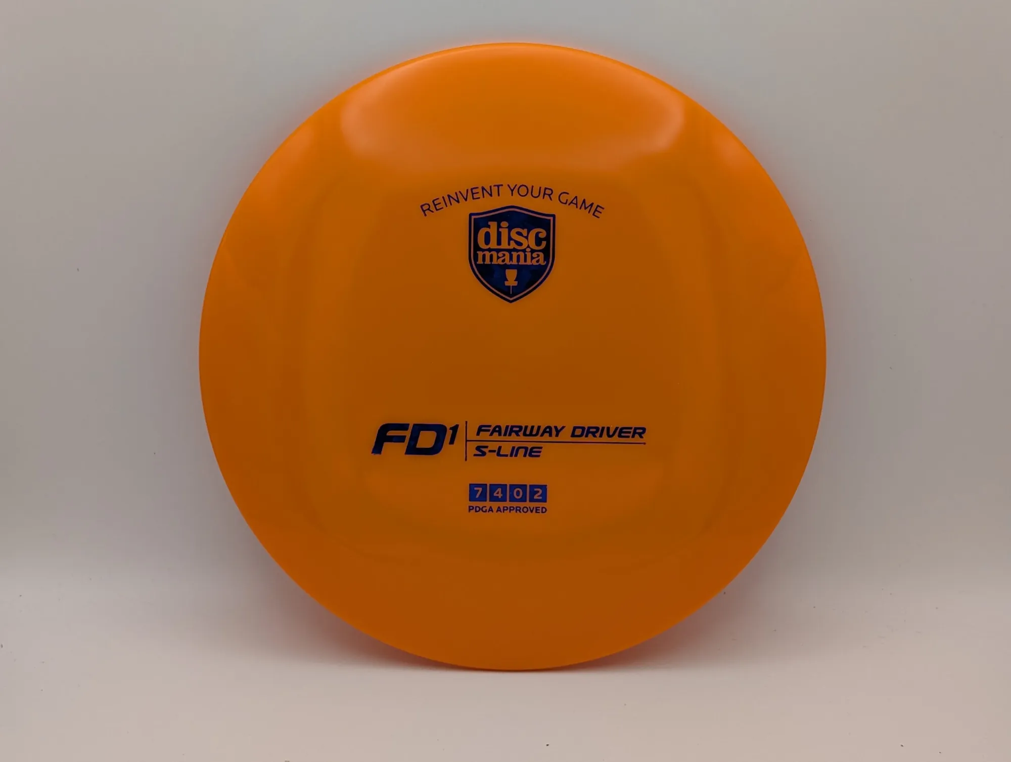 Photo of this disc, S-Line, 173 g, Orange/Blue