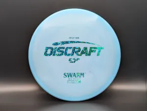 Photo of this disc, ESP, 173-174 g, Pale Blue/Clovers, full size