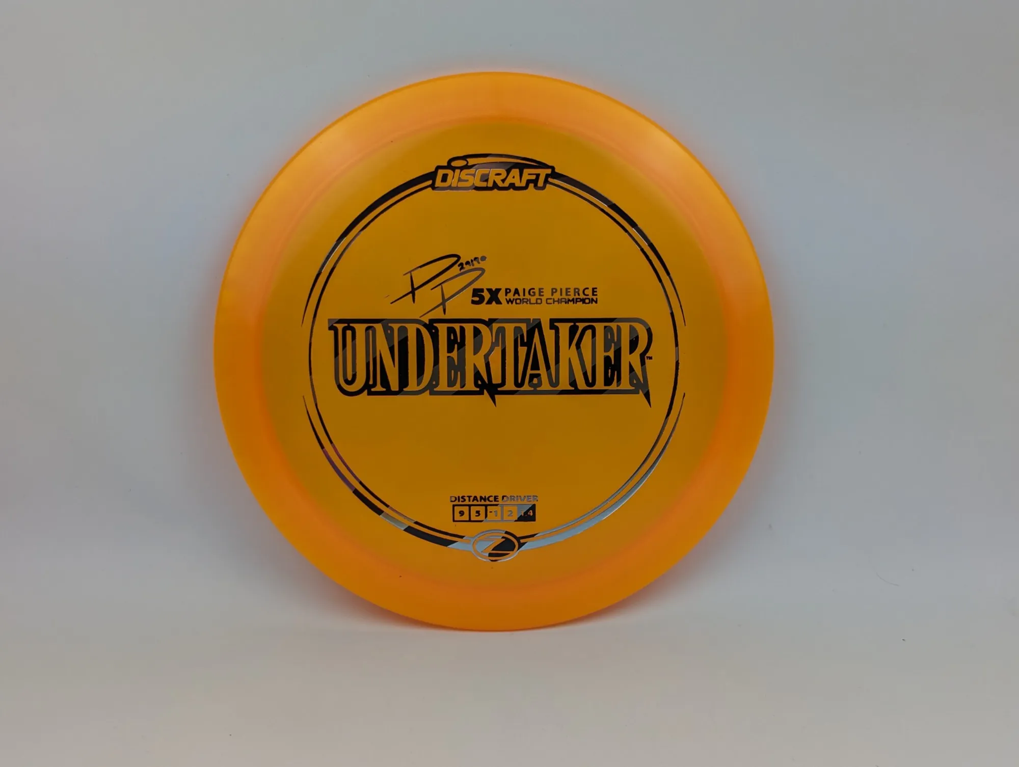 Photo of this disc, Z, 167-169 g, Orange