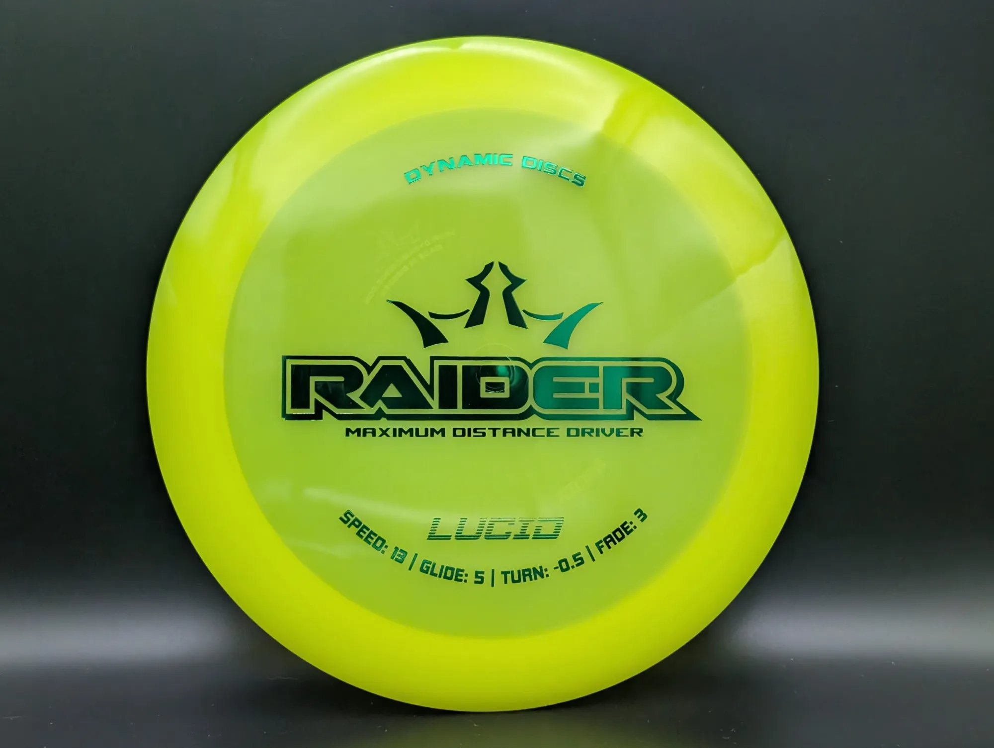 Photo of this disc, Lucid, 174 g, Yellow