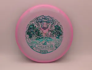 Photo of this disc, ESP Swirl, 173-174 g, Pink/Clover, full size