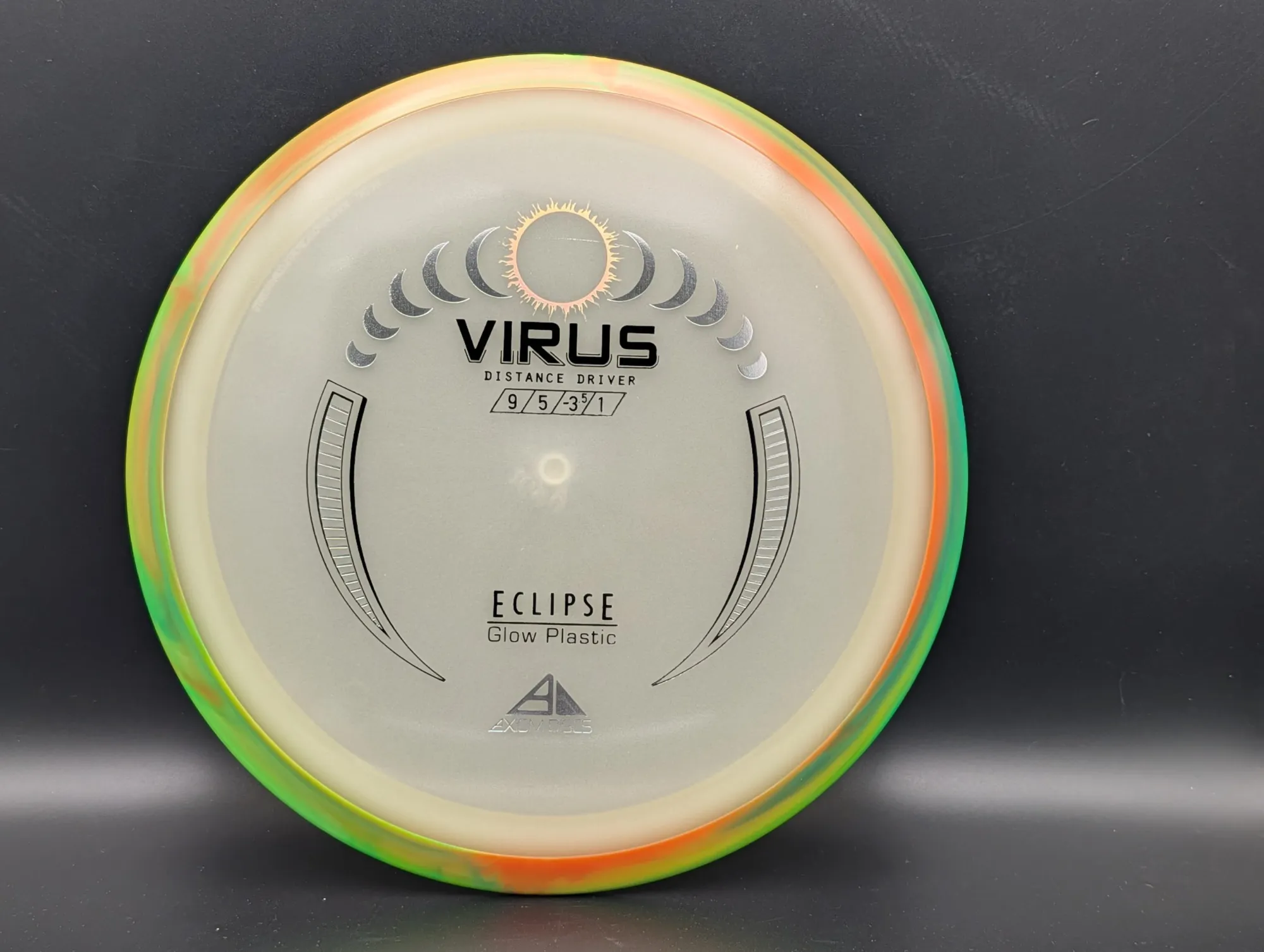 Photo of this disc, Eclipse, 169 g, Green-Orange