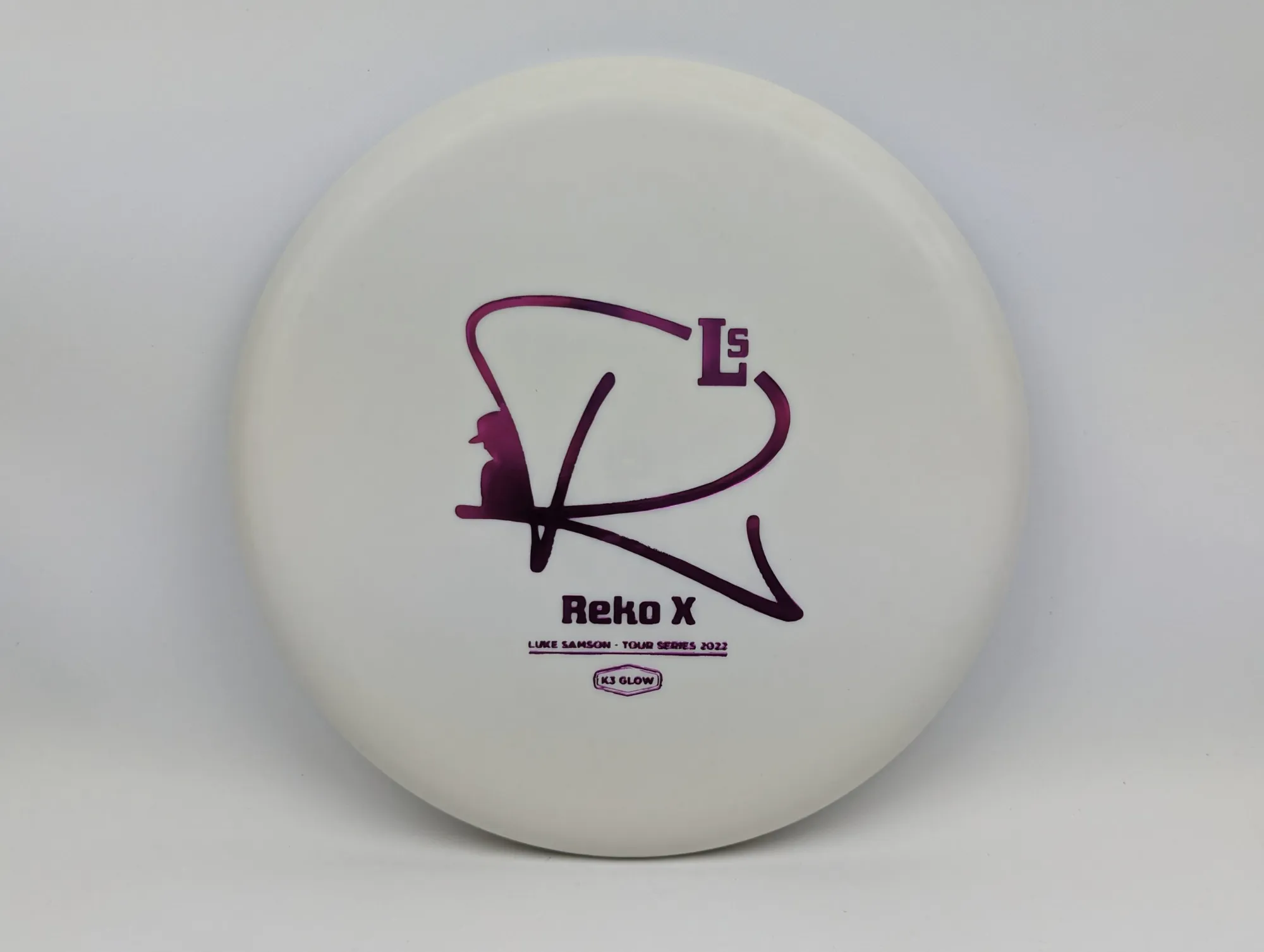 Photo of this disc, K3 Glow, 176 g, White/Purple