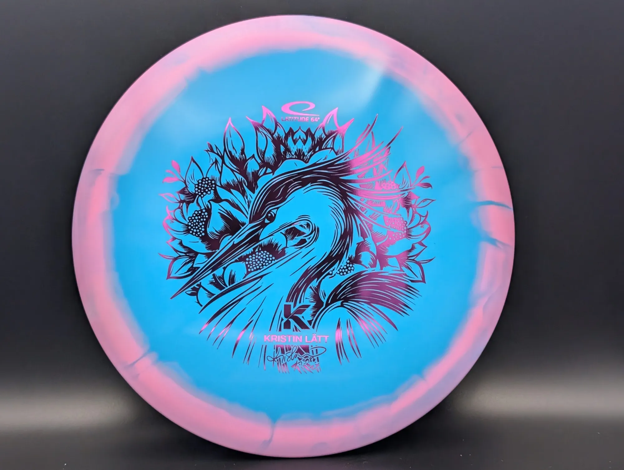 Photo of this disc, Gold Orbit, 176 g, Blue/Purple