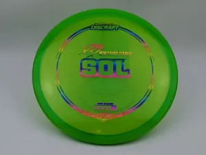 Photo of this disc, Z, 170-172 g, Green/Rainbow, full size