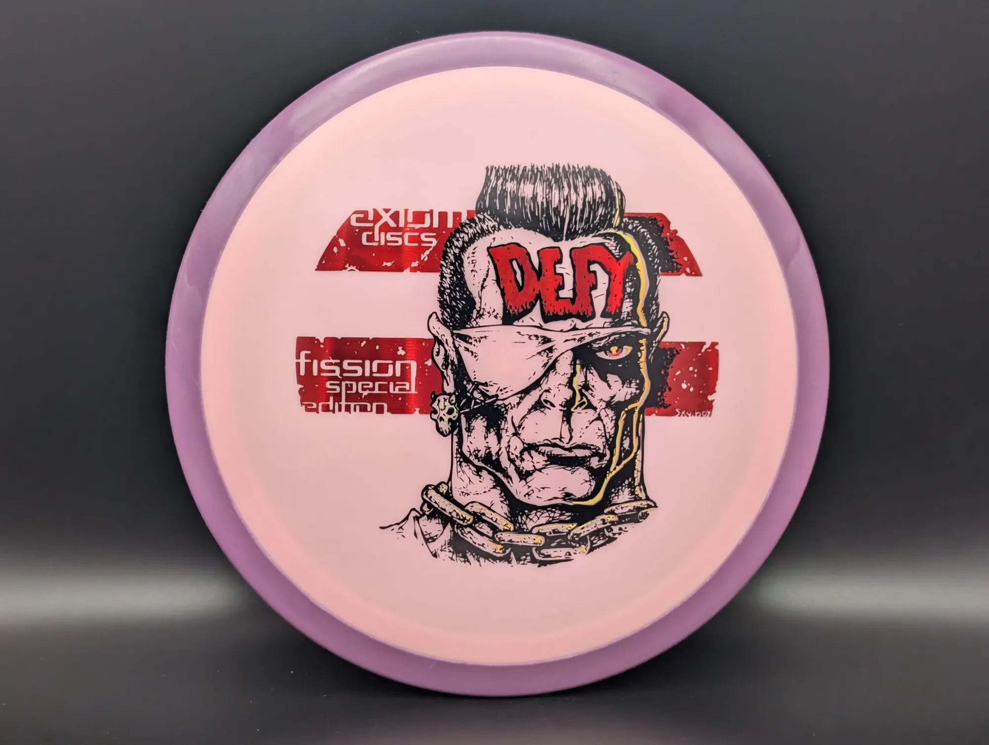 Photo of this disc, Fission (SE), 175 g, Pale Pink