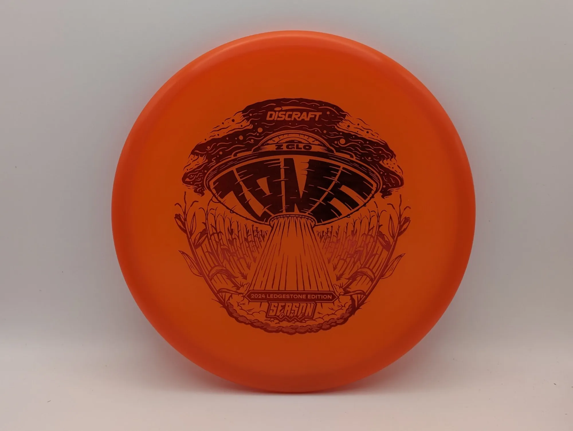 Photo of this disc, Z Glo, 173-174 g, Orange/Orange-Red 2, D7789