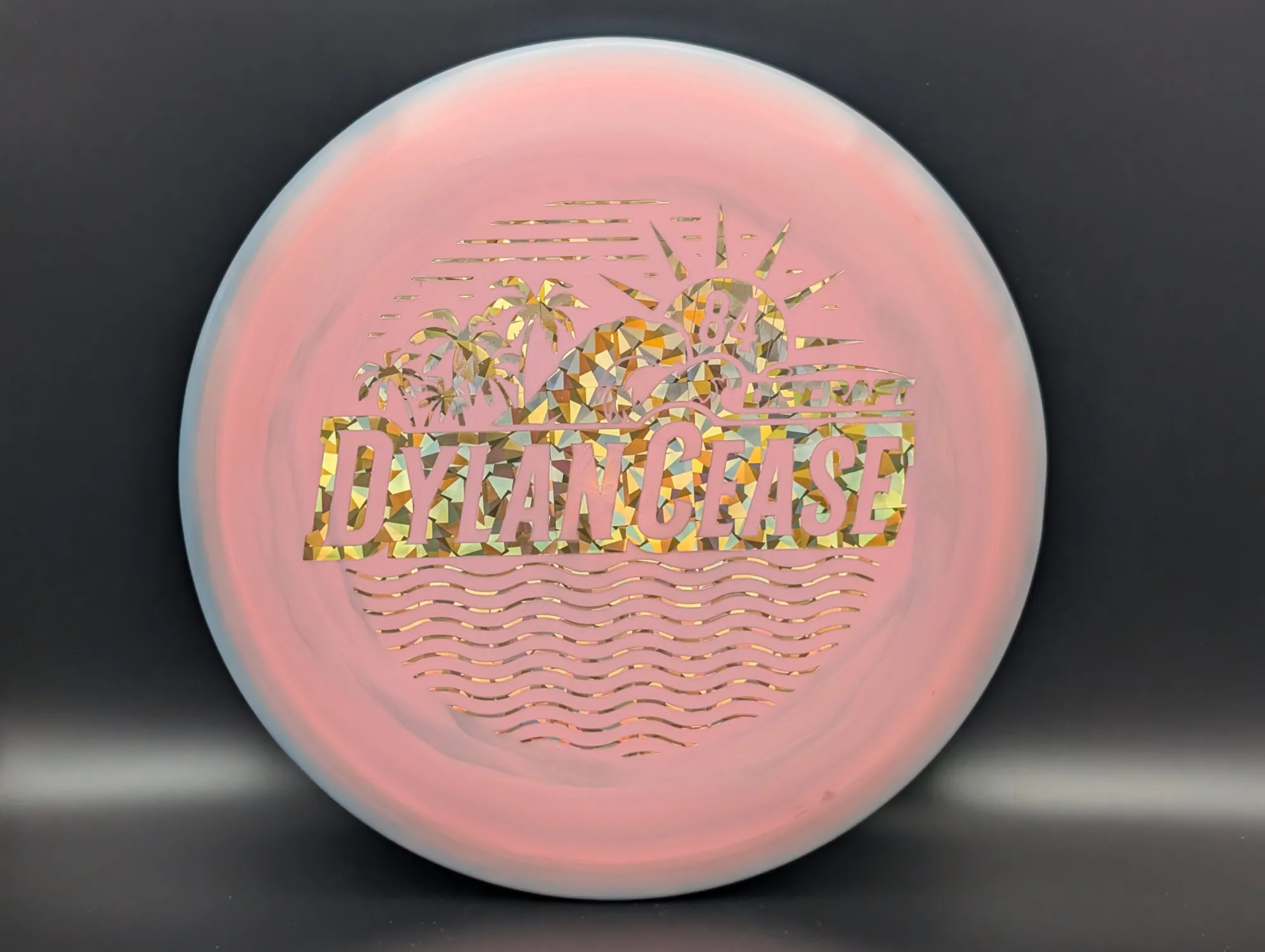Photo of this disc, ESP, 177 g+, Pink-Blue