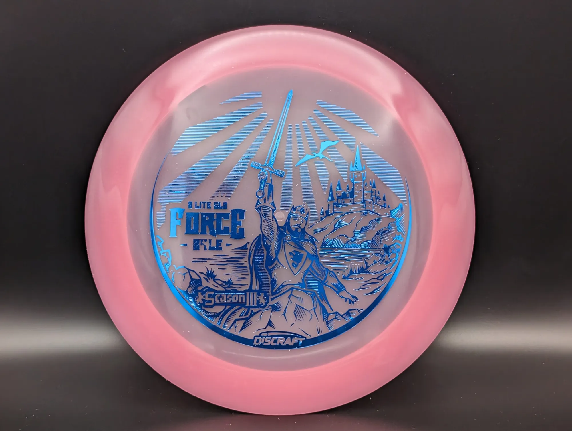 Photo of this disc, Z Lite Glo, 164-166 g, Pink/Blue