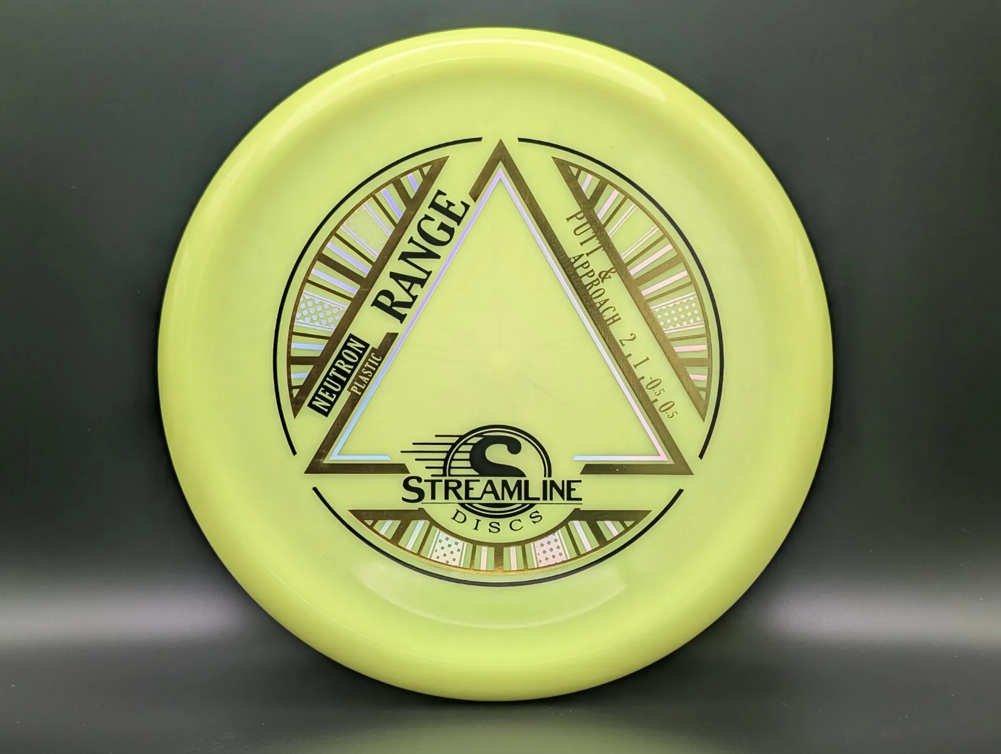 Photo of this disc, Neutron, 173 g, Yellow