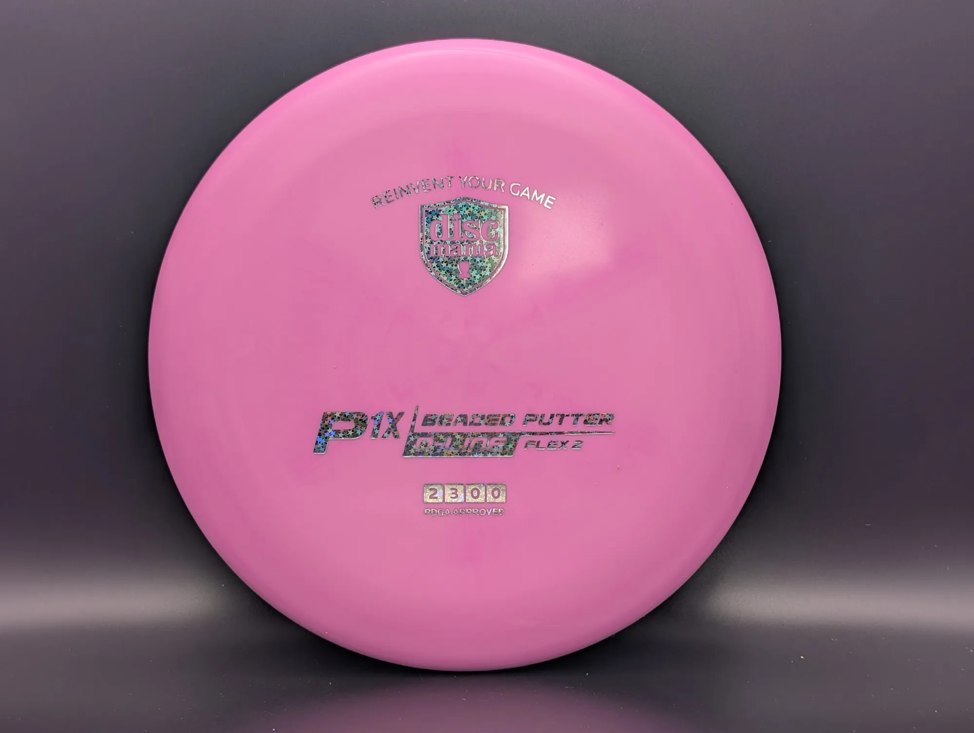 Photo of this disc, D-Line (Flex 2), 175 g, Pink/Stars