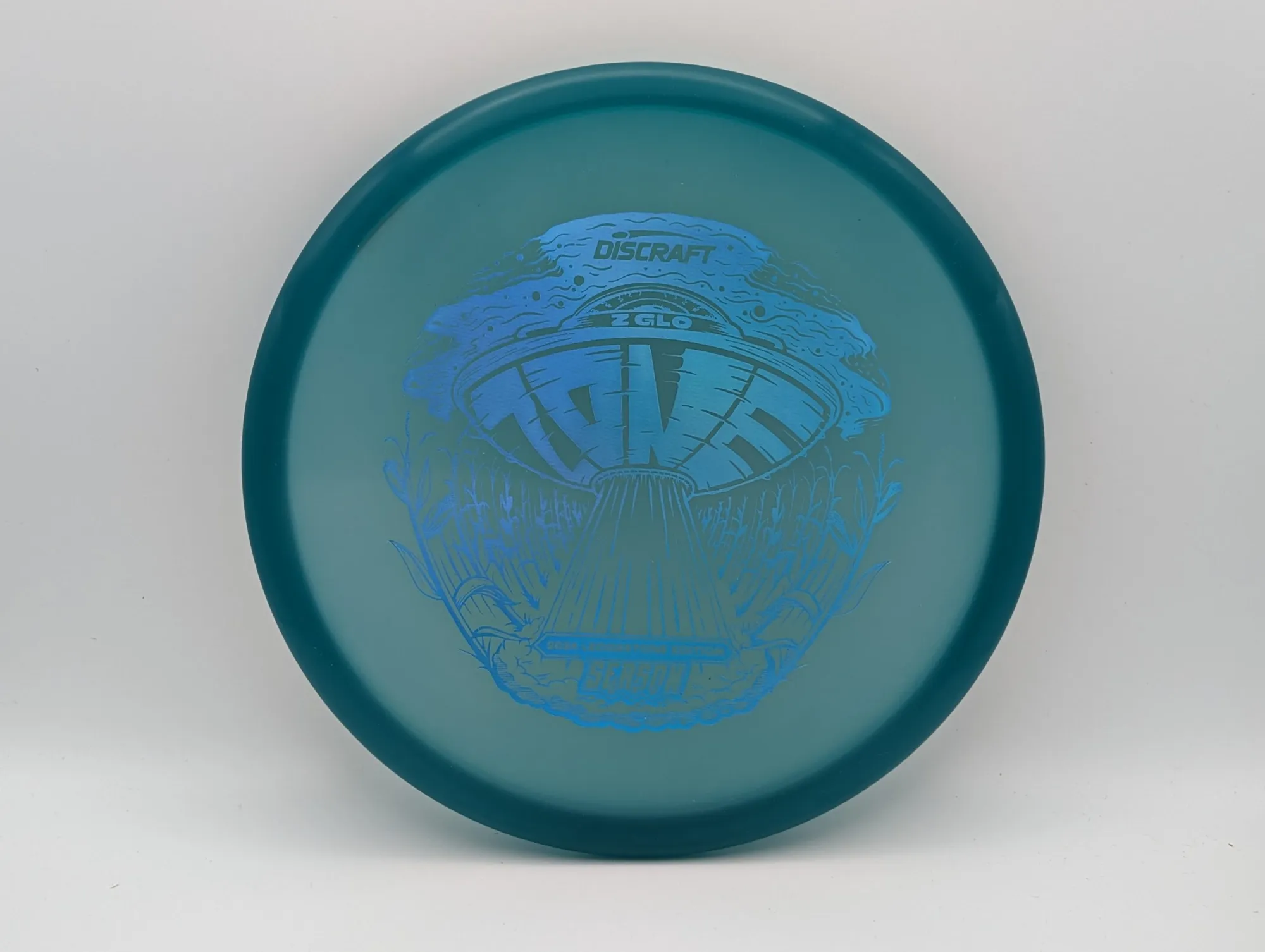 Photo of this disc, Z Glo, 173-174 g, Dark Teal/Blue, D7786