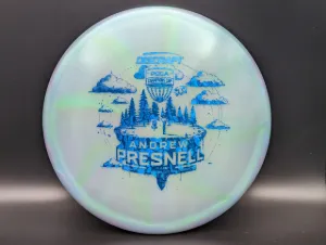Photo of this disc, Z Swirl Colorshift, 177 g+, Purple-Green/Blue, full size