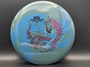 Photo of this disc, Glow Swirl S-Line, 177 g, Blue-Green, E1297, full size