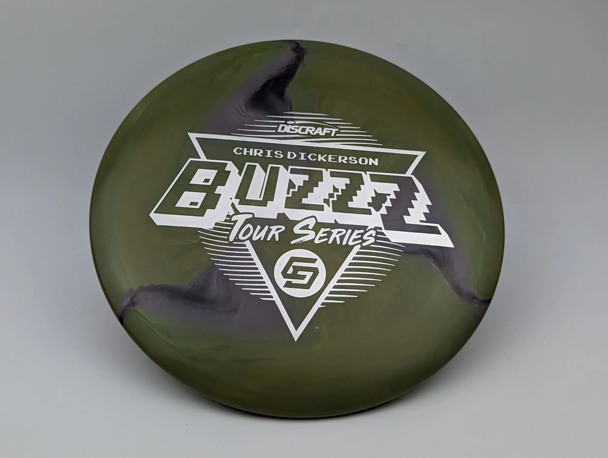 Photo of this disc, ESP, 177 g+, Dark Green/Silver