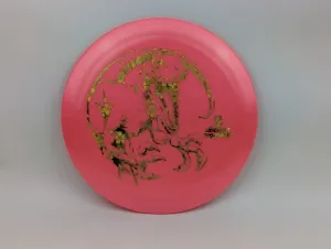 Photo of this disc, Big Z, 173-174 g, Pink/Yellow Flowers, D7008, full size