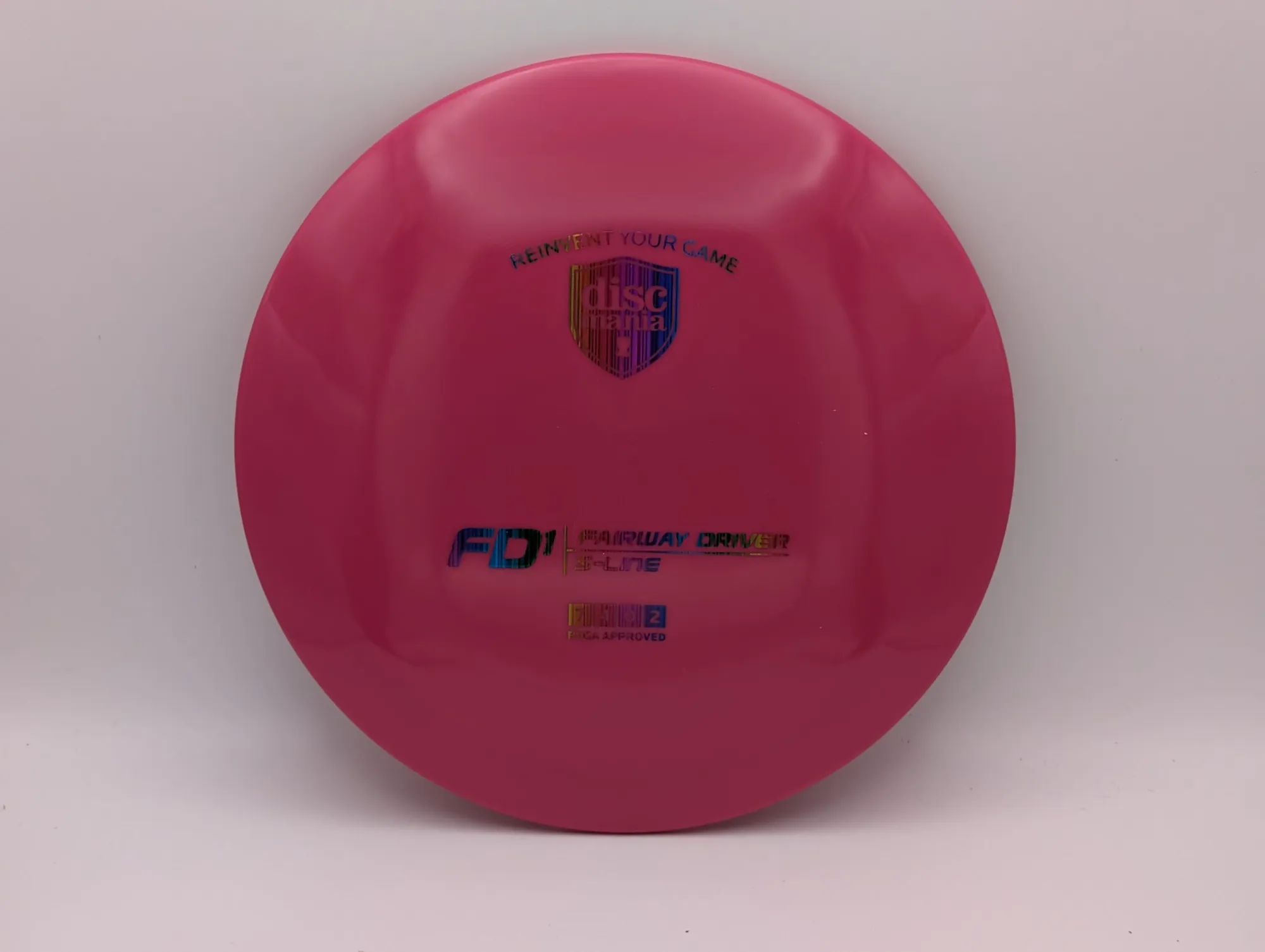 Photo of this disc, S-Line, 173 g, Pink/Rainbow