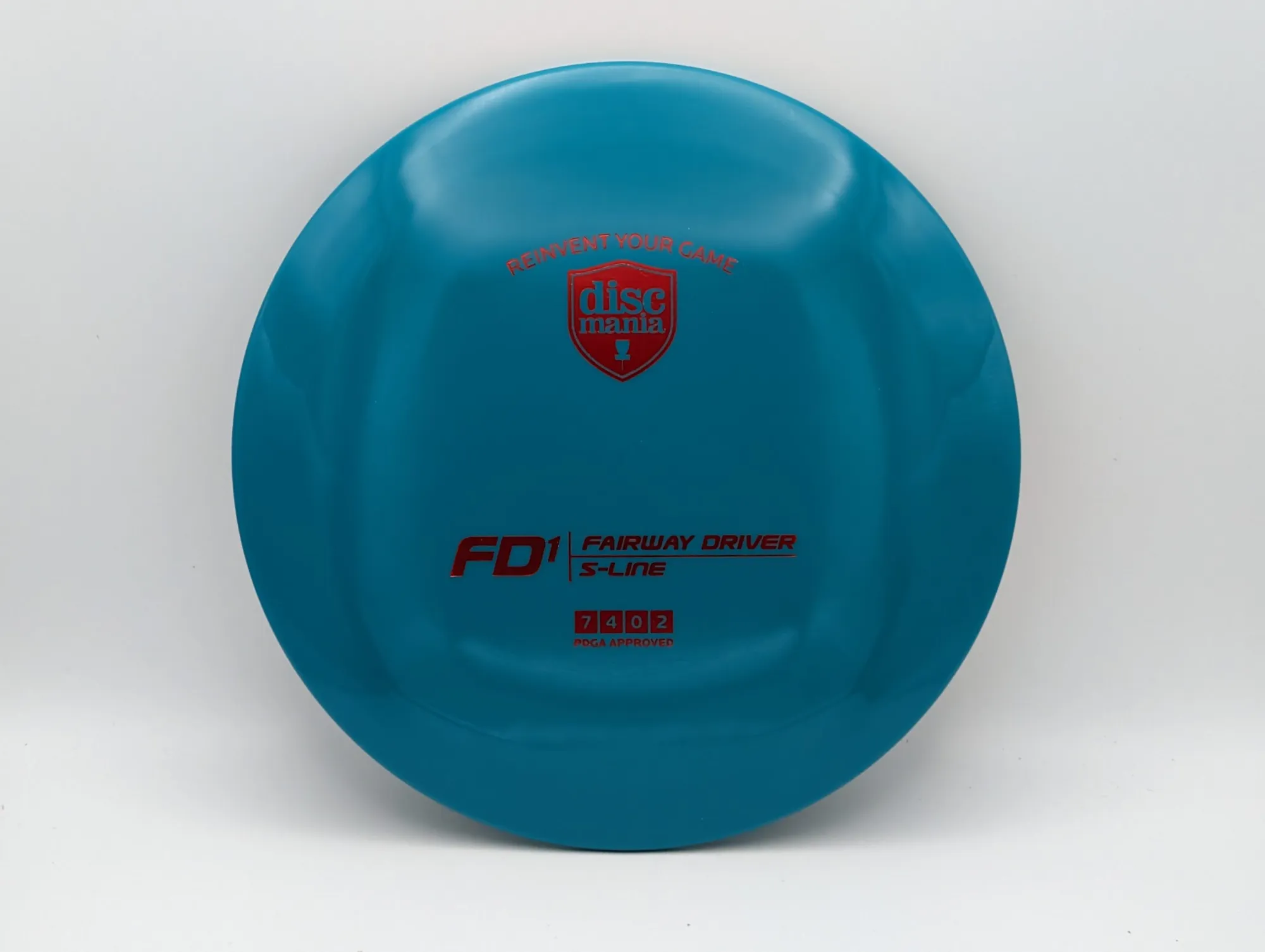 Photo of this disc, S-Line, 174 g, Teal/Red
