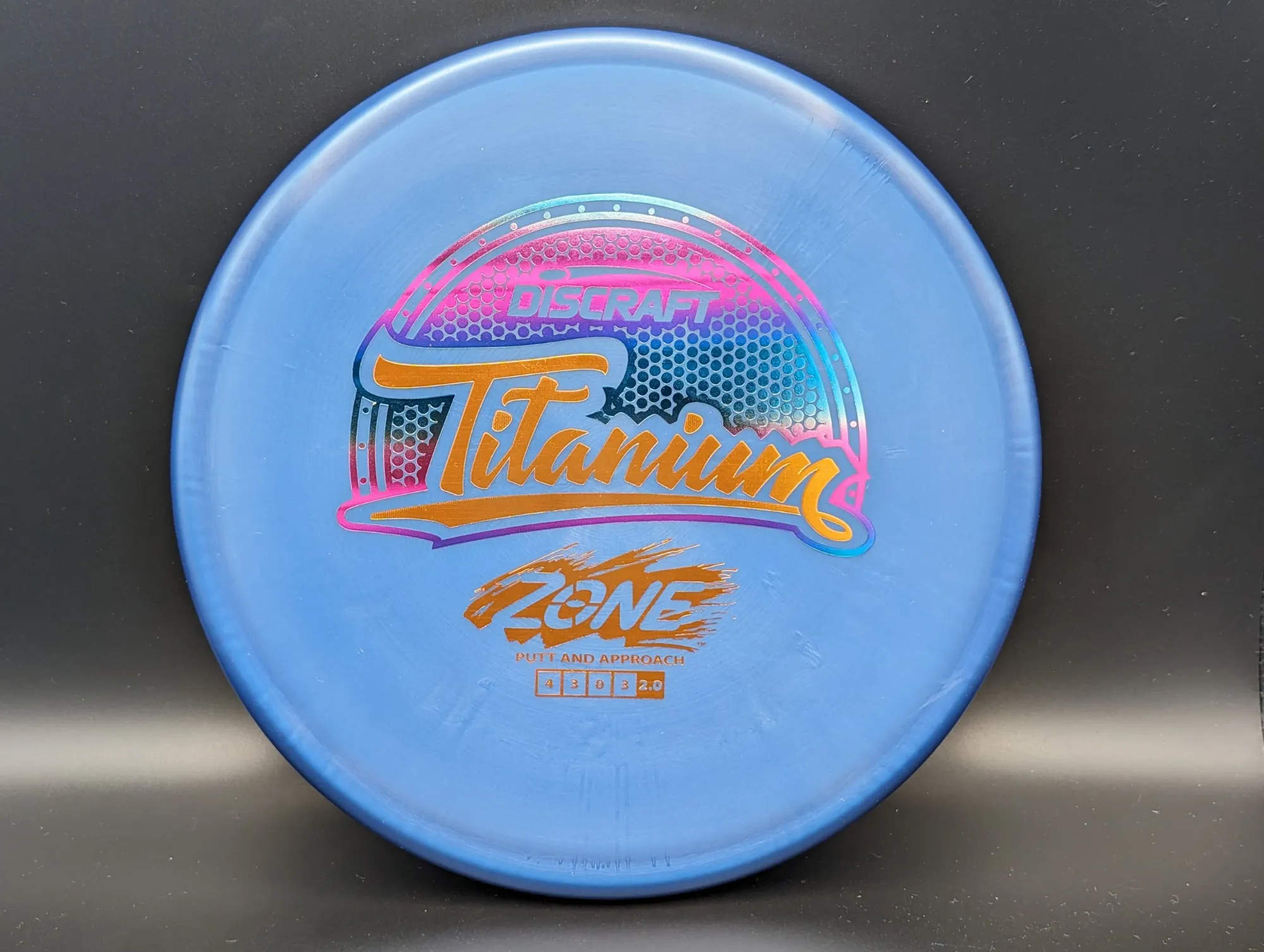 Photo of this disc, Titanium, 173-174 g, Blue/Orange 2, D8803