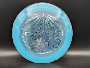 Photo of this disc, Z Lite Glo, 167-169 g, Blue/Snowflakes, full size