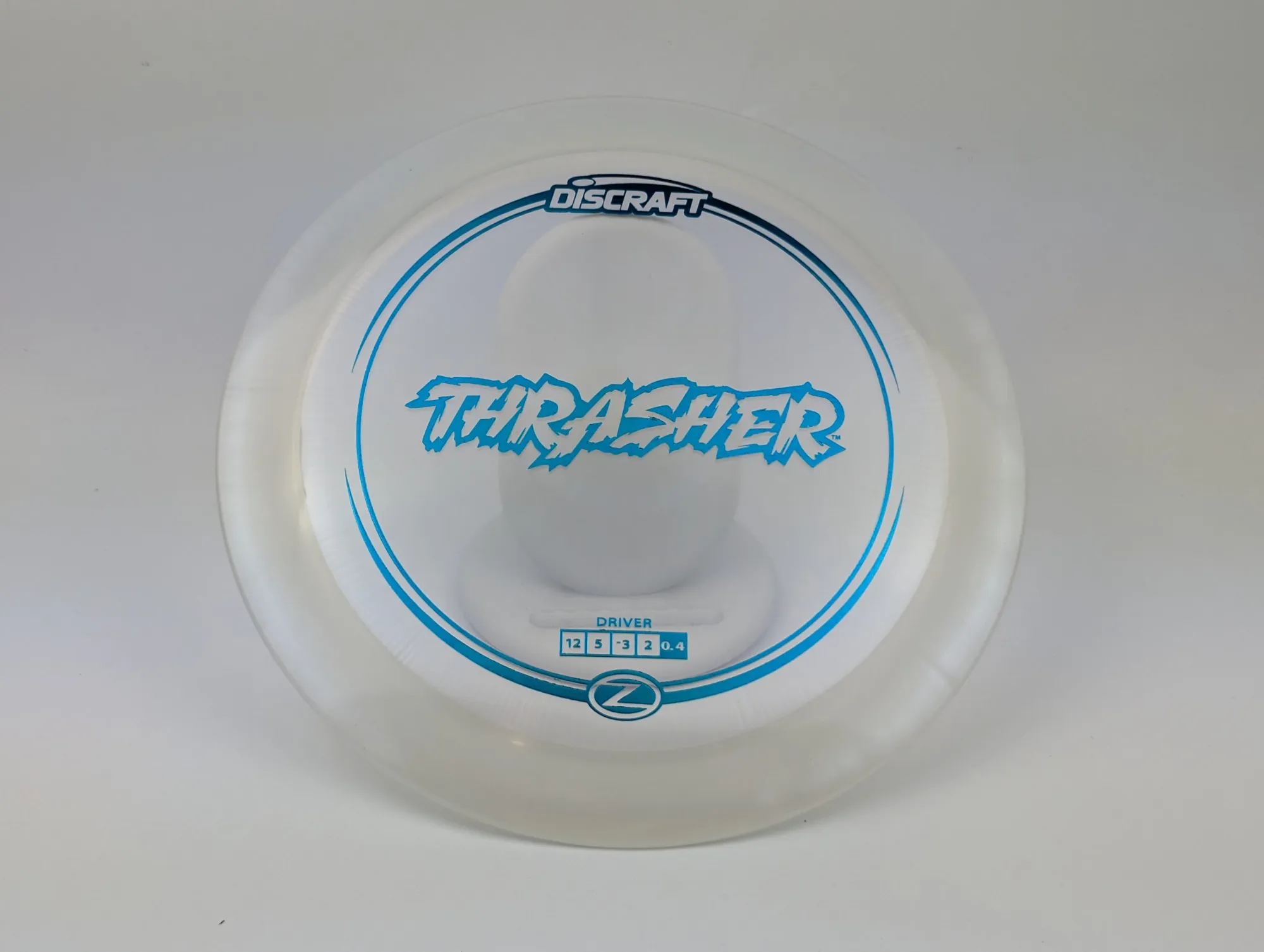 Photo of this disc, Z, 173-174 g, Clear/Blue, D4673