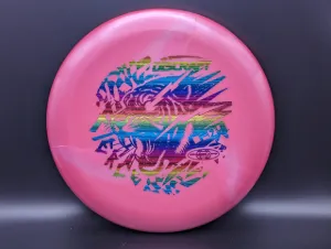 Photo of this disc, Ti Swirl, 173-174 g, Pink/Rainbow, full size