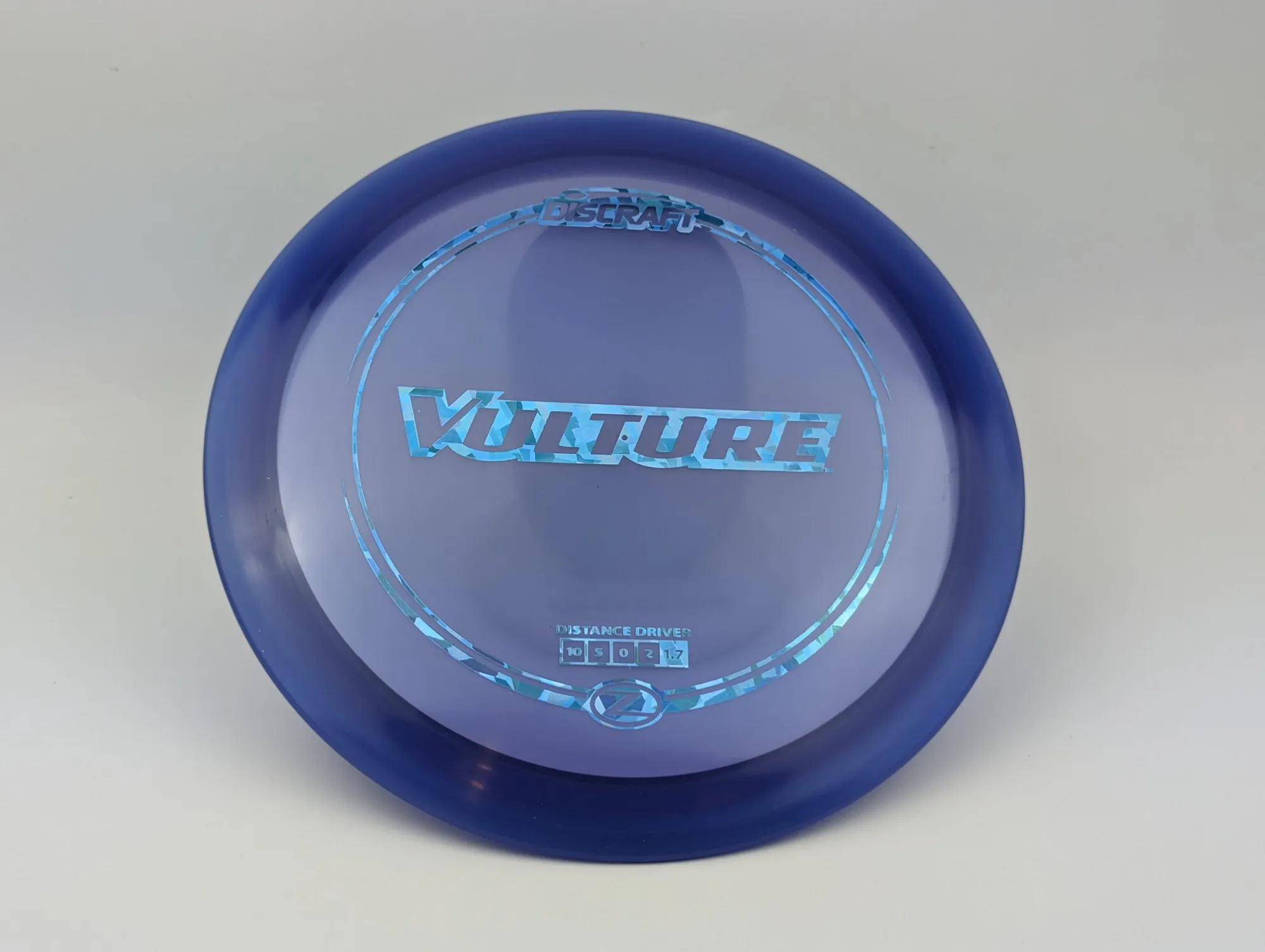 Photo of this disc, Z, 175-176 g, Purple/Blue Shatter
