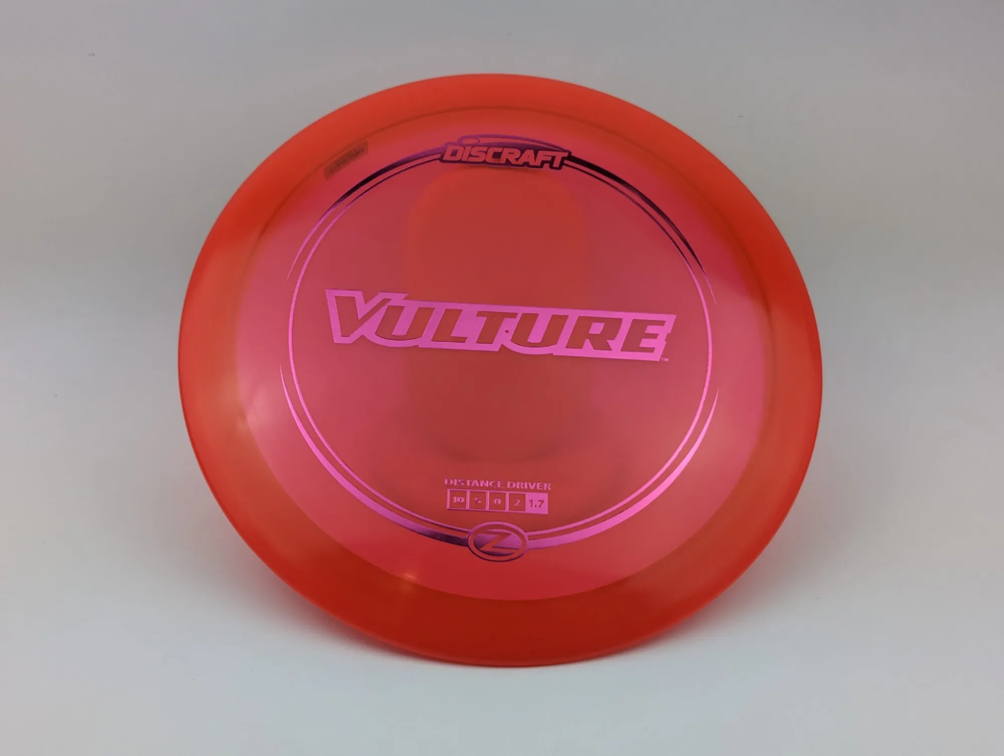 Photo of this disc, Z, 175-176 g, Red/Purple