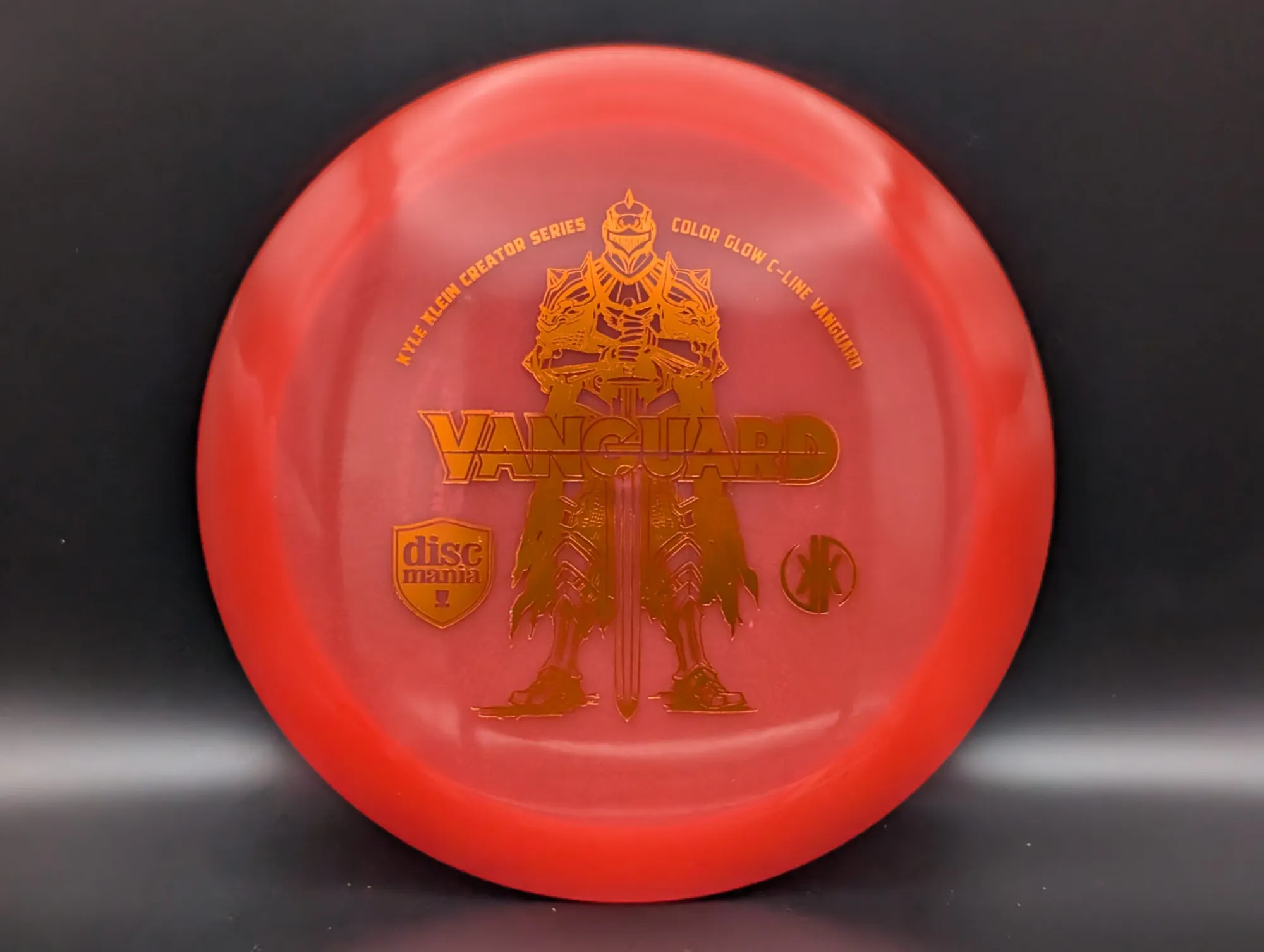 Photo of this disc, Color Glow C-Line, 174 g, Red/Orange