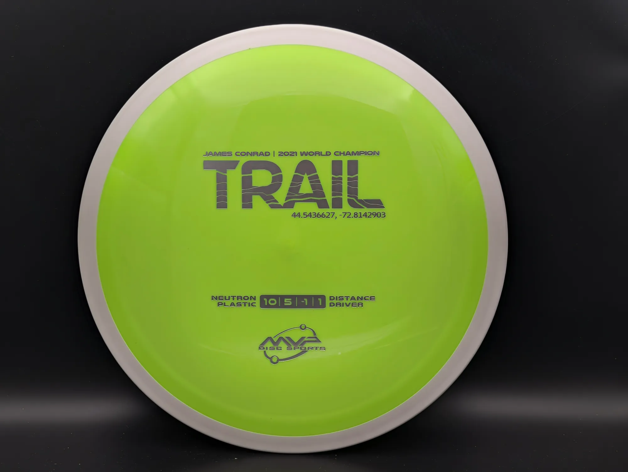 Photo of this disc, Neutron, 168 g, Neon