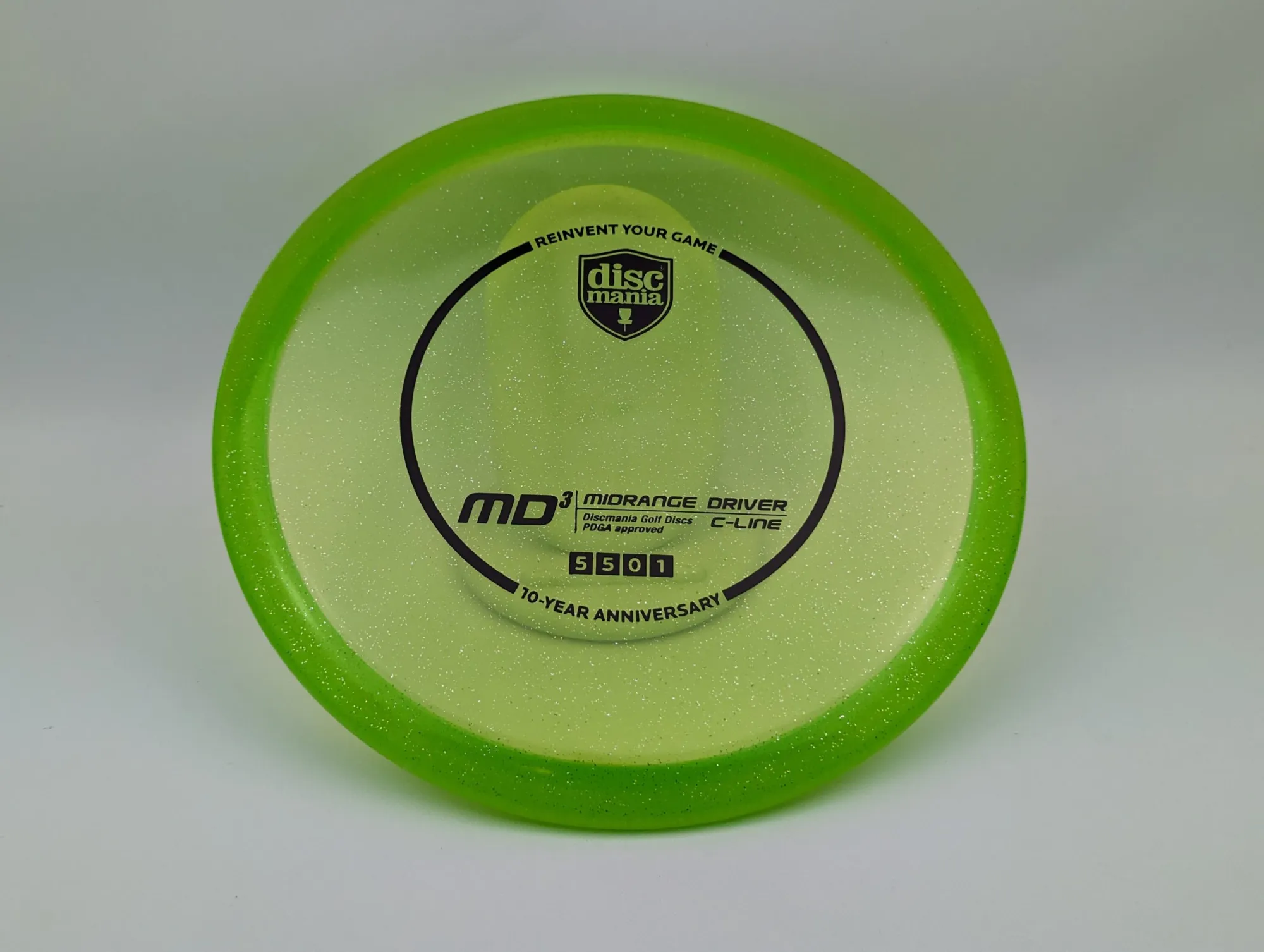 Photo of this disc, Metal Flake C-Line, 174 g