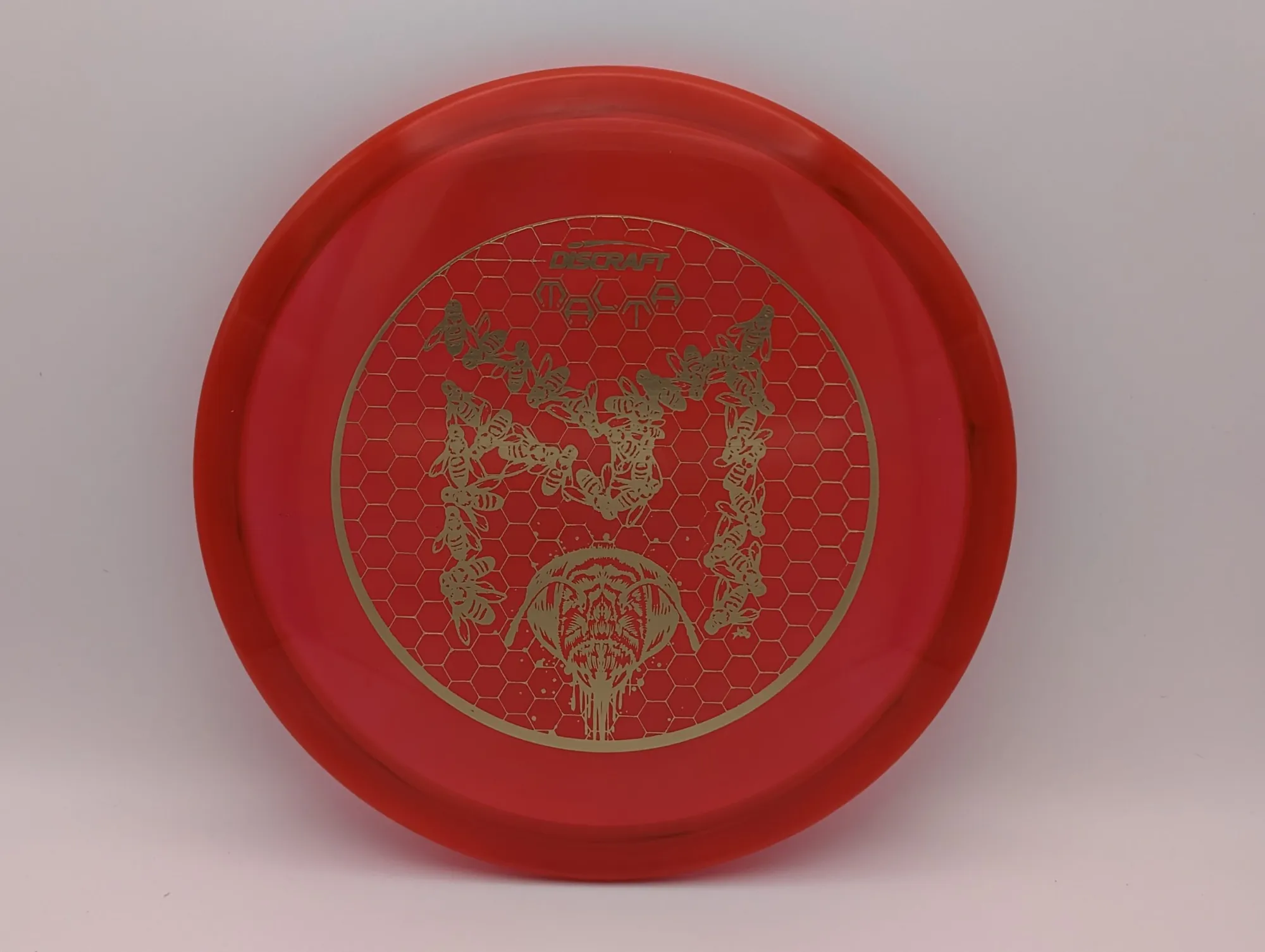 Photo of this disc, Z Swirl, 173-174 g, Red/Gold