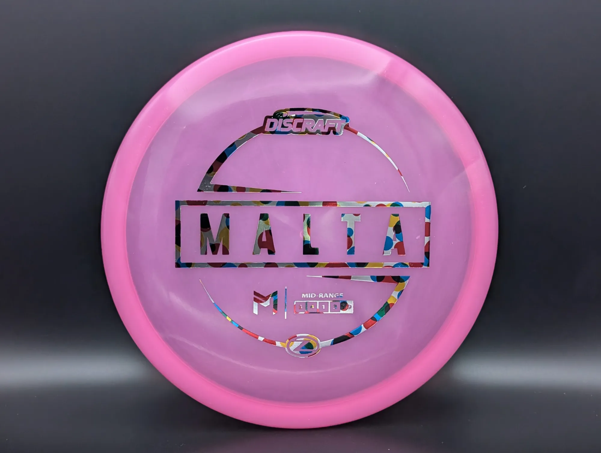 Photo of this disc, Z, 175-176 g, Pink