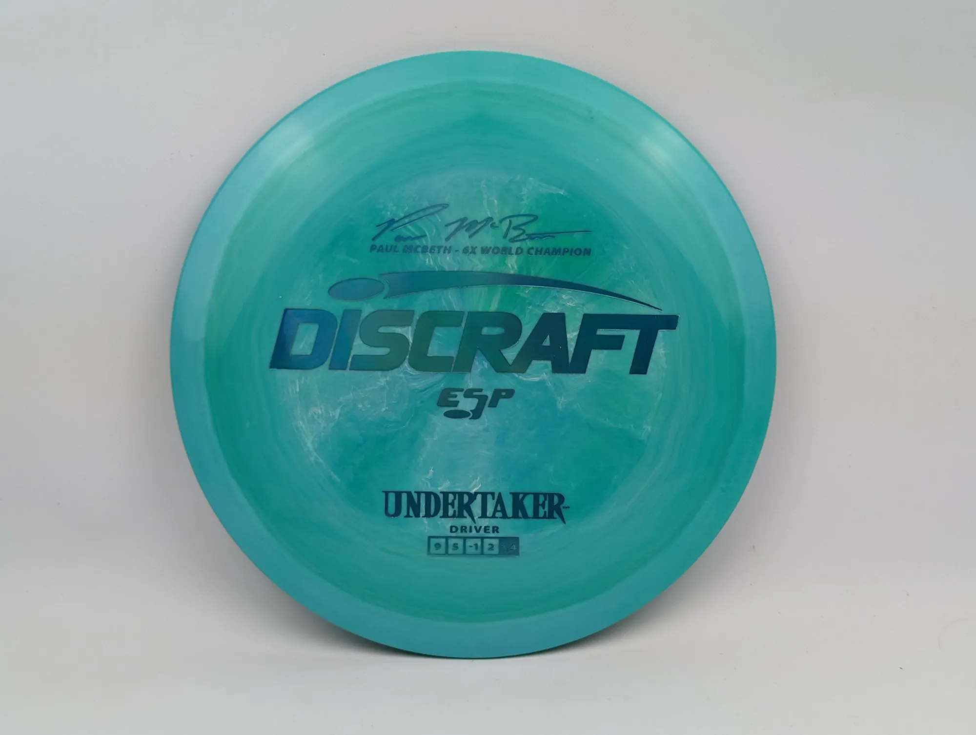 Photo of this disc, ESP, 167-169 g, Teal