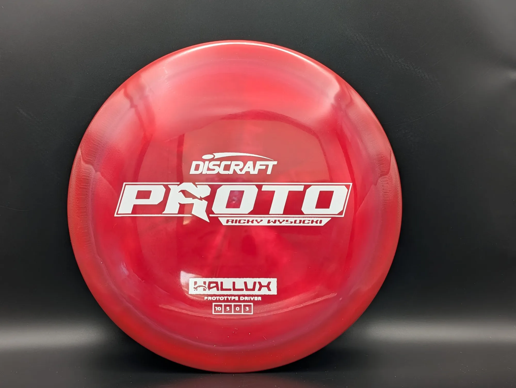 Photo of this disc, Proto, 176 g, Red